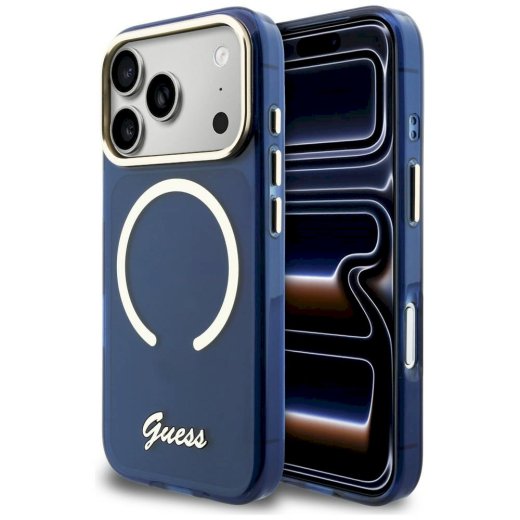 Case Guess IML Script Metal MagSafe