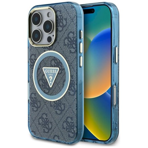 Case Guess IML Metal Glitter 4G
