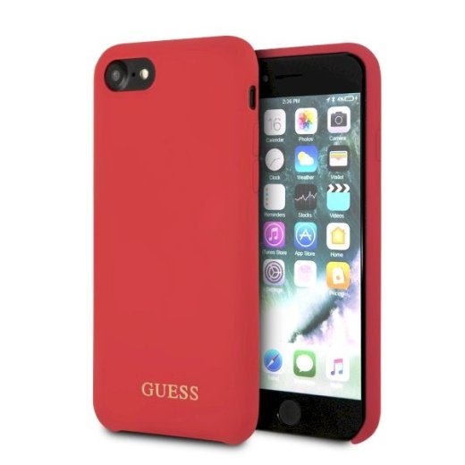 Guess GUHCI8LSGLRE Silicone Hard Case Aizsargapvalks