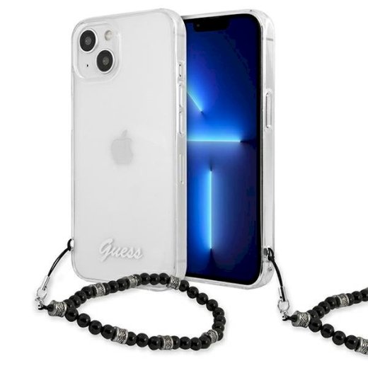 Guess GUHCP13SKPSBK Aizsargapvalks priekš iPhone 13