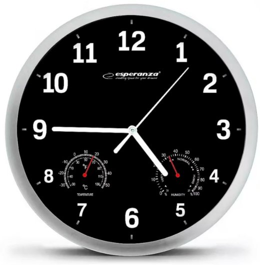 Esperanza EHC016K Mechanical wall clock Round