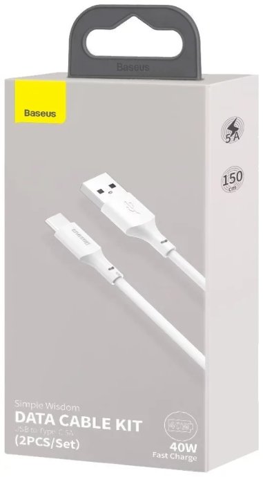 Baseus Simple Wisdom Kabelis USB uz