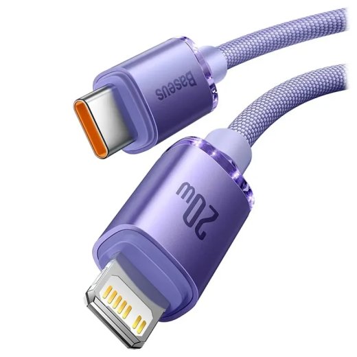 Baseus Crystal USB-C uz Lightning kabelis