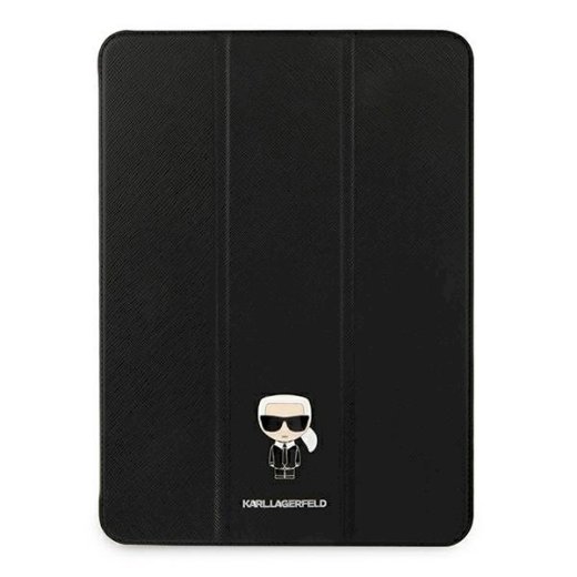 Karl Lagerfeld KLFC11OKMK Book Cover Planšetdatoru maciņš priekš iPad 11" Pro 2021 / melns