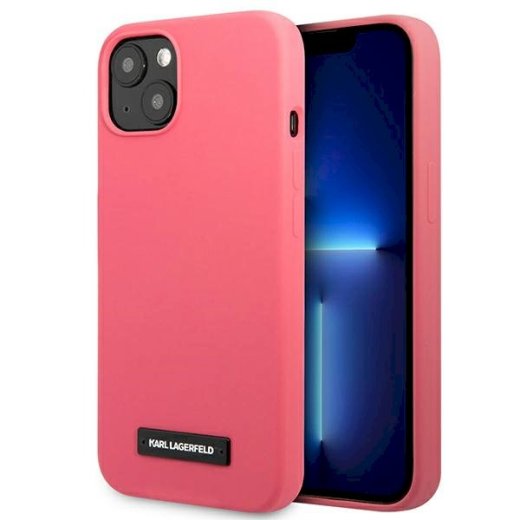 Karl Lagerfeld KLHCP13MSLMP1PI Aizsargapvalks priekš iPhone