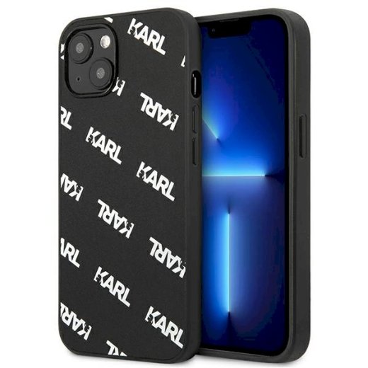 Karl Lagerfeld KLHCP13SPULMBK3 Aizsargapvalks priekš iPhone
