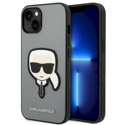 Karl Lagerfeld KLHCP14SSAPKHG Saffiano Karl`s Head