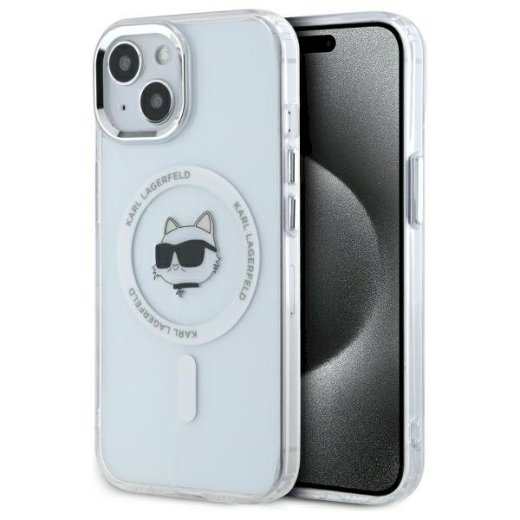 Karl Lagerfeld KLHMP15SHLSCHH Aizsargapvalks priekš iPhone