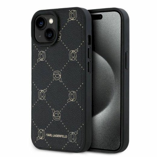 Karl Lagerfeld KLHMP15SPGKHPHK Aizsargapvalks priekš iPhone