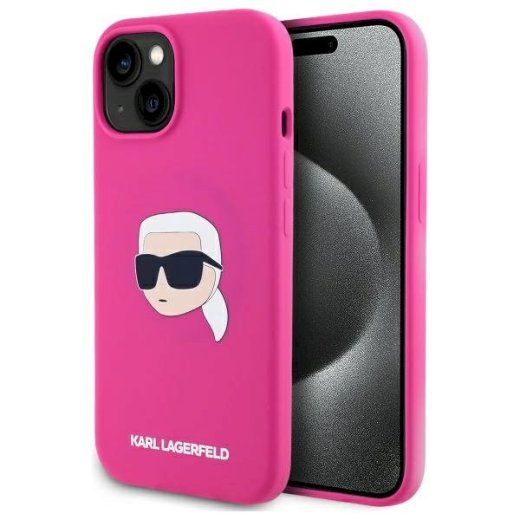 Karl Lagerfeld KLHMP15SSKHPPLF Aizsargapvalks priekš iPhone