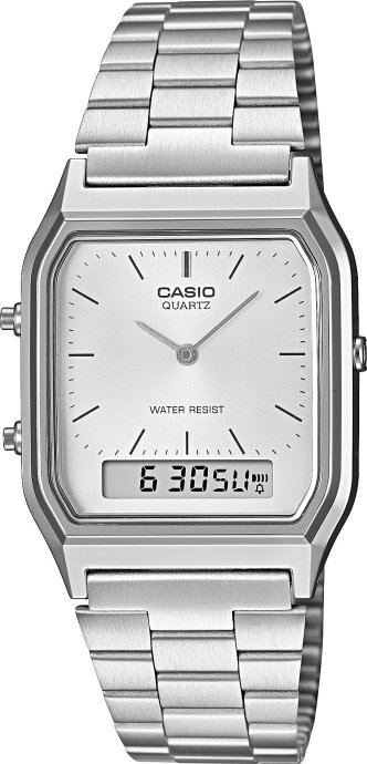 CASIO AQ-230A-7AMQYES Sieviešu pulkstenis / Sudraba