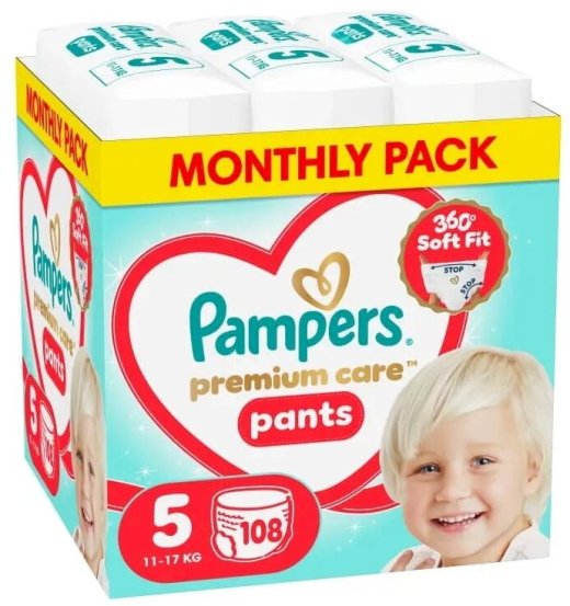 Pampers Pants Autiņbiksītes 5. Izmērs 11-17