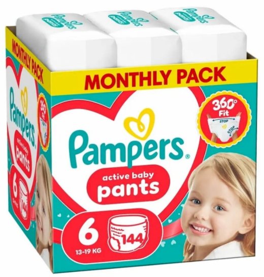 Pampers Pants Autiņbiksītes 6. Izmērs 13-19