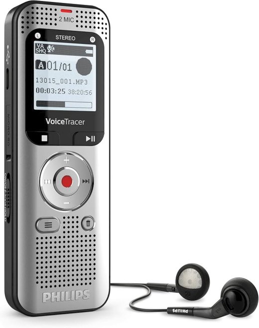 Philips DVT2015 Balss ierakstītājs 8GB atmiņa