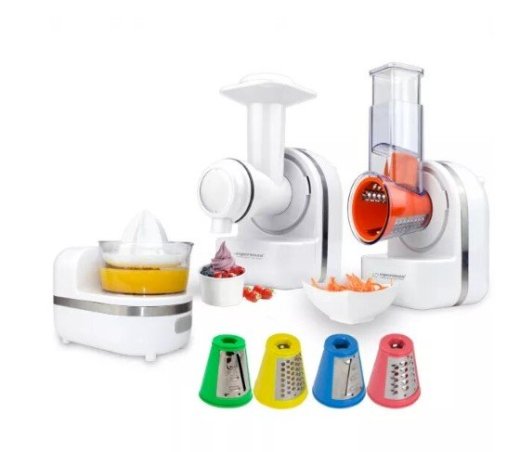 Esperanza EKM027 electric grater/spiralizer Plastic White