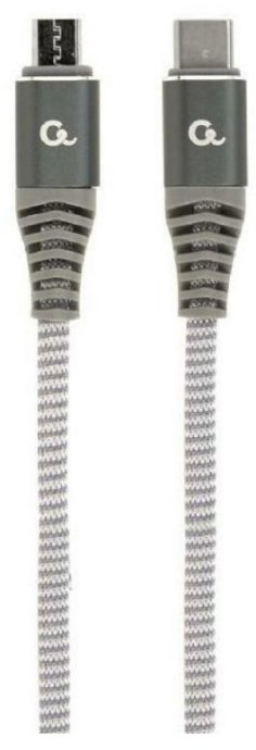 Cablexpert Premium cotton braided USB Type-C