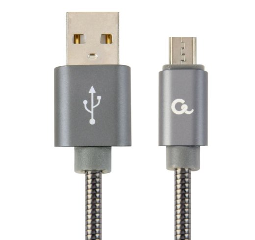 Gembird CC-USB2S-AMMBM-1M-BG USB-A uz Micro-USB kabelis