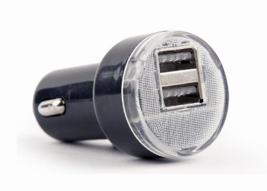 Gembird EG-U2C2A-CAR-02 Auto lādētājs ar 2