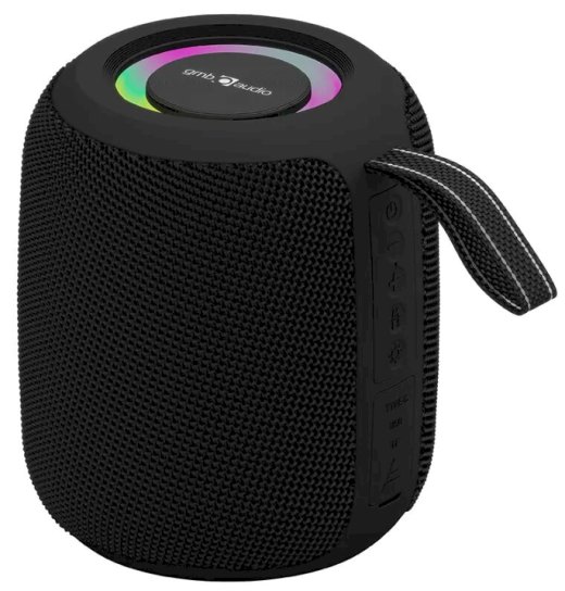 Gembird SPK-BT-LED-05-BK Bluetooth LED skaļrunis /