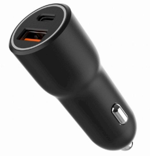 Gembird TA-UC-AC2PDQC38-CAR-01 Auto lādētājs USB-C +