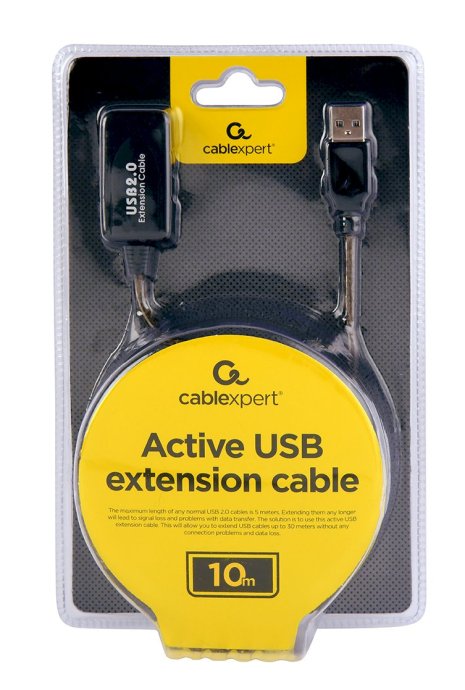 Gembird UAE-01-10M USB pagarinātājkabelis 10m /
