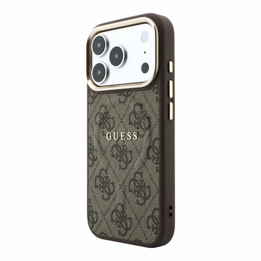 Guess PU Leather 4G Gold Frame