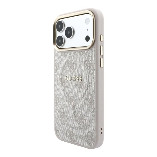 Guess PU Leather 4G Gold Frame