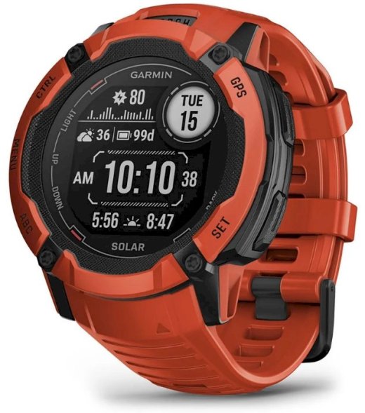 Garmin Instinct 2X Solar Smartwatch Flame