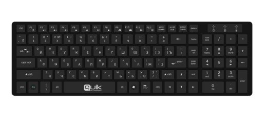 Quik Accessories QOS-12105 Ultra-Thin Bezvadu Klaviatura