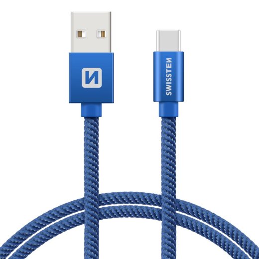 Swissten Textile Universāls Quick Charge 3
