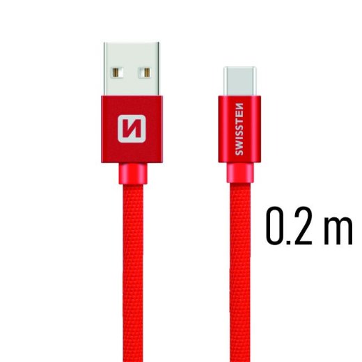 Swissten Textile Universāls Quick Charge 3