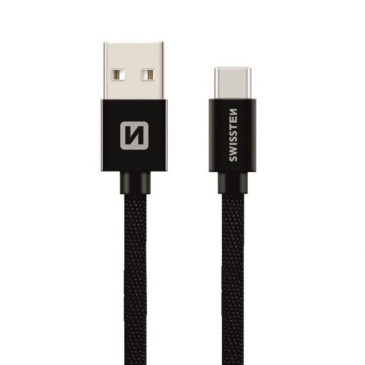 Swissten Textile Universāls Quick Charge 3