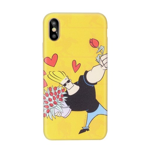 Cartoon Network Johnny Bravo Aizmugurējais Silikona