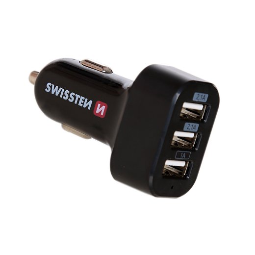 Swissten Triple Premium Auto Lādētājs 5