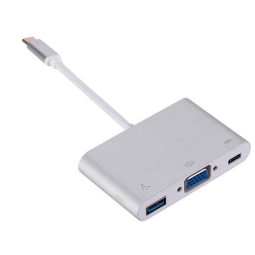 RoGer Multimedia Adapter Type-C uz VGA