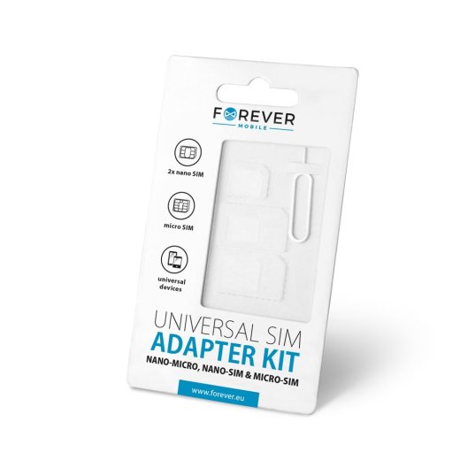 Forever SIM Kartes Adapteru Komlekts +