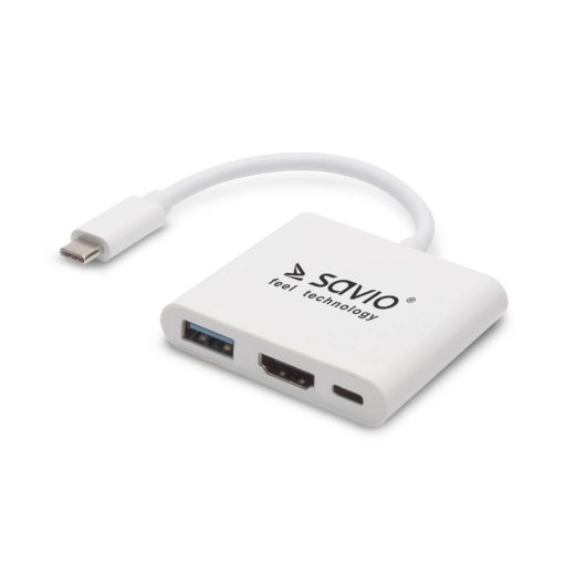 Savio Multimedia Adapteris Type-C to HDMI
