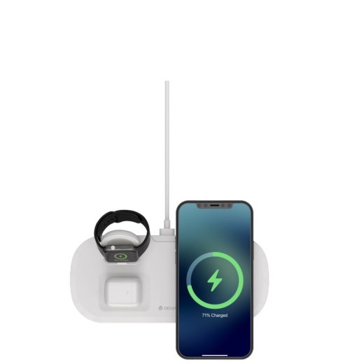 Devia Wireless Charger Bezvadu Lādētājs 3in1