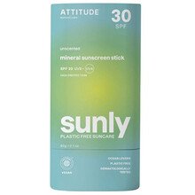 ATTITUDE Sunly Mineral Sunscreen Stick SPF
