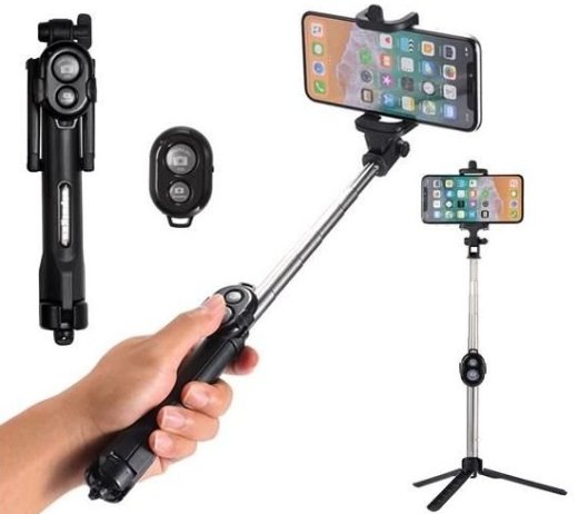 RoGer Selfie Stick + Tripod Statnis