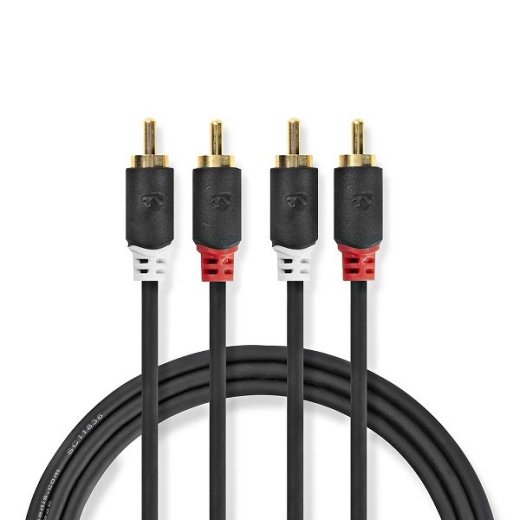Nedis Audio vads 2x RCA ->