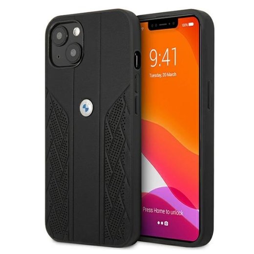 BMW BMHCP13SRSPPK Back Case Aizmugurējais Ādas
