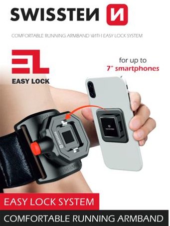 Swissten EASY LOCK Armband Rokas Telefona