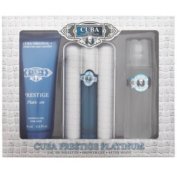 Cuba Prestige Platinum Gift Set EDT