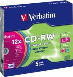 Verbatim Matricas CD-RW SERL 700 MB