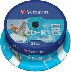 Verbatim Matricas CD-R AZO 700MB 1x-52x