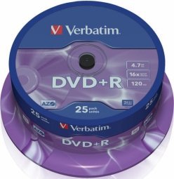 Verbatim Matricas DVD+R AZO4.7GB 16x