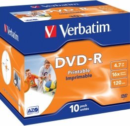 Verbatim Matricas DVD-R AZO  4.7GB