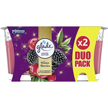 GLADE Winter Berries Duo Candle -