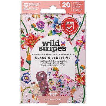 Wild Stripes Classic Sensitive Vintage Flowers